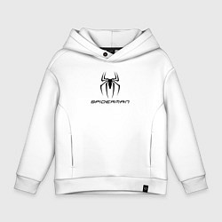 Толстовка оверсайз детская Spiderman, цвет: белый