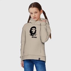 Толстовка оверсайз детская Эрнесто Че Гевара, цвет: миндальный — фото 2