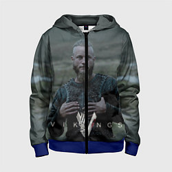 Детская толстовка на молнии Vikings: Ragnarr Lodbrok