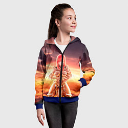 Толстовка на молнии детская Fairy Tail, цвет: 3D-синий — фото 2