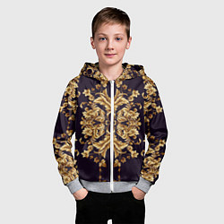 Толстовка на молнии детская Style, цвет: 3D-меланж — фото 2