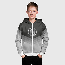 Толстовка на молнии детская EnVyUs Uniform, цвет: 3D-белый — фото 2