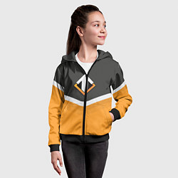 Толстовка на молнии детская Escape Gaming Uniform, цвет: 3D-черный — фото 2