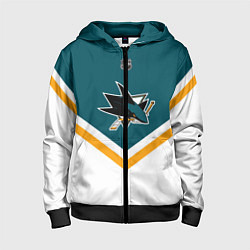 Детская толстовка на молнии NHL: San Jose Sharks