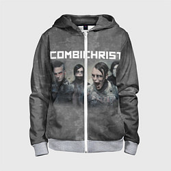 Толстовка на молнии детская Combichrist, цвет: 3D-меланж