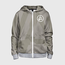 Детская толстовка на молнии Linkin Park: Grey style
