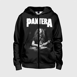 Толстовка на молнии детская Pantera, цвет: 3D-черный