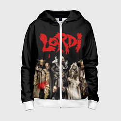 Толстовка на молнии детская LORDI, цвет: 3D-белый