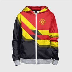 Детская толстовка на молнии Man UTD FC: Black style