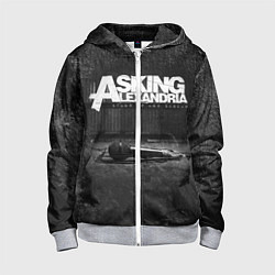 Детская толстовка на молнии Asking Alexandria: Black Micro