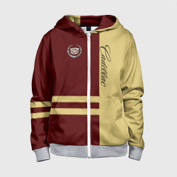 Толстовка на молнии детская Cadillac, цвет: 3D-меланж