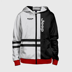 Толстовка на молнии детская Jeep, цвет: 3D-красный