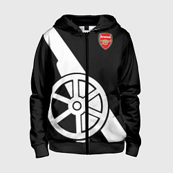 Толстовка на молнии детская FC Arsenal: Exclusive, цвет: 3D-черный