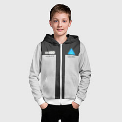 Толстовка на молнии детская RK900: Become Human, цвет: 3D-белый — фото 2