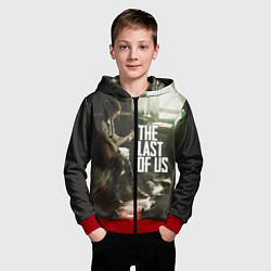 Толстовка на молнии детская The Last of Us: Guitar Music, цвет: 3D-красный — фото 2