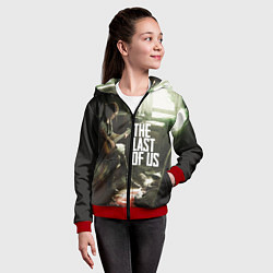 Толстовка на молнии детская The Last of Us: Guitar Music, цвет: 3D-красный — фото 2