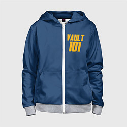Толстовка на молнии детская VAULT 101, цвет: 3D-меланж