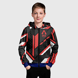 Толстовка на молнии детская Apex Cyrex, цвет: 3D-синий — фото 2