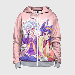 Детская толстовка на молнии No Game No Life