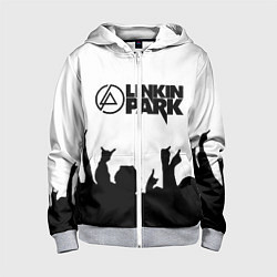 Толстовка на молнии детская LINKIN PARK, цвет: 3D-меланж