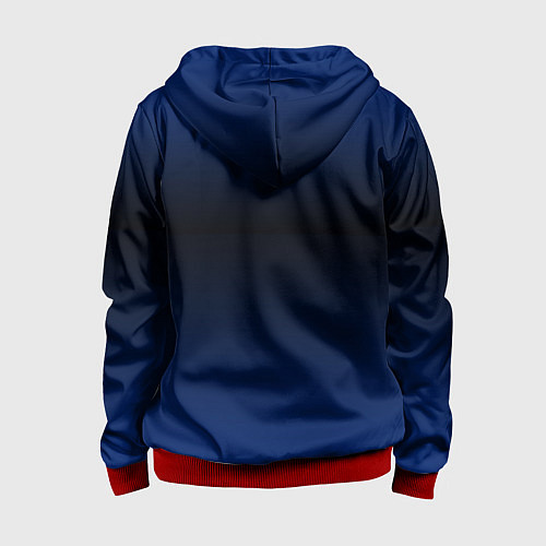 Детская толстовка на молнии Знаки Зодиака Весы / 3D-Красный – фото 2