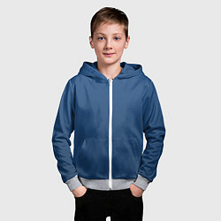 Толстовка на молнии детская 19-4052 Classic Blue, цвет: 3D-меланж — фото 2