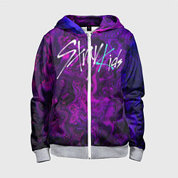 Толстовка на молнии детская Stray Kids, цвет: 3D-меланж