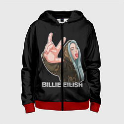 Детская толстовка на молнии BILLIE EILISH