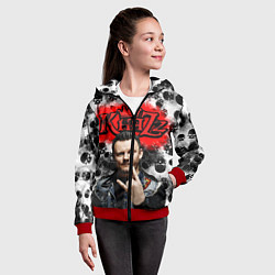 Толстовка на молнии детская Князь, цвет: 3D-красный — фото 2