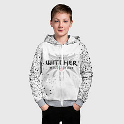 Толстовка на молнии детская ВЕДЬМАК, цвет: 3D-меланж — фото 2