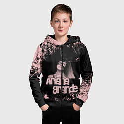 Толстовка на молнии детская ARIANA GRANDE, цвет: 3D-черный — фото 2