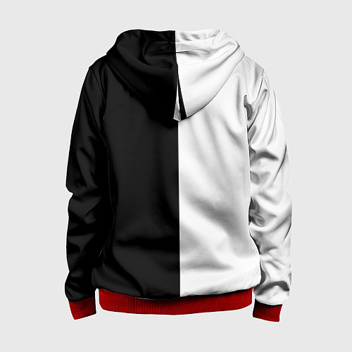 Детская толстовка на молнии Monokuma / 3D-Красный – фото 2