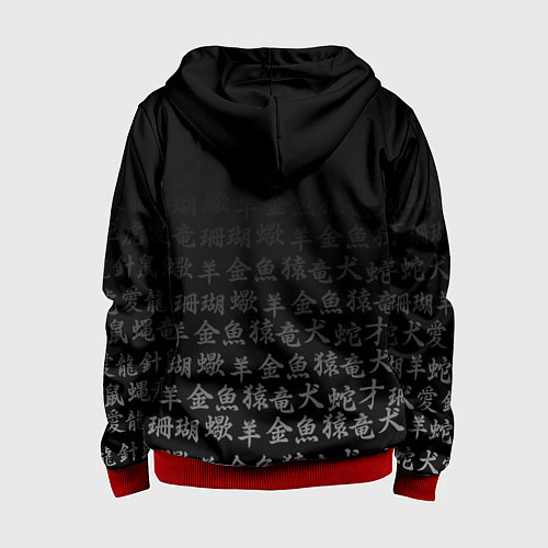 Детская толстовка на молнии CYBERPUNK 2077 KEANU REEVES / 3D-Красный – фото 2