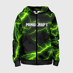 Толстовка на молнии детская MINECRAFT STORM, цвет: 3D-черный