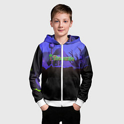 Толстовка на молнии детская TERRARIA, цвет: 3D-белый — фото 2