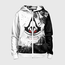 Толстовка на молнии детская Assasin's creed, цвет: 3D-белый