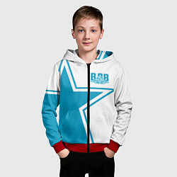 Толстовка на молнии детская ВДВ, цвет: 3D-красный — фото 2