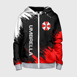 Толстовка на молнии детская UMBRELLA CORP, цвет: 3D-меланж