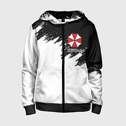 Толстовка на молнии детская UMBRELLA CORP, цвет: 3D-черный