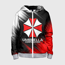 Толстовка на молнии детская UMBRELLA CORP, цвет: 3D-меланж