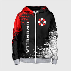 Толстовка на молнии детская UMBRELLA CORPORATION, цвет: 3D-меланж