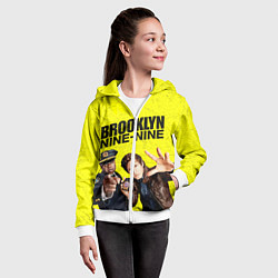Толстовка на молнии детская Brooklyn Nine-Nine, цвет: 3D-белый — фото 2