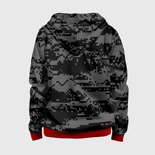 Детская толстовка на молнии ВДВ СССР / 3D-Красный – фото 2