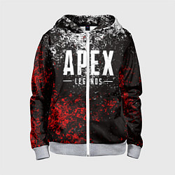Толстовка на молнии детская APEX LEGENDS, цвет: 3D-меланж