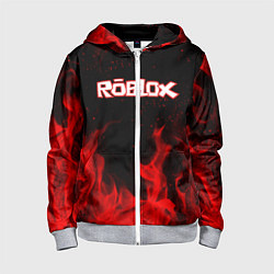 Толстовка на молнии детская ROBLOX, цвет: 3D-меланж