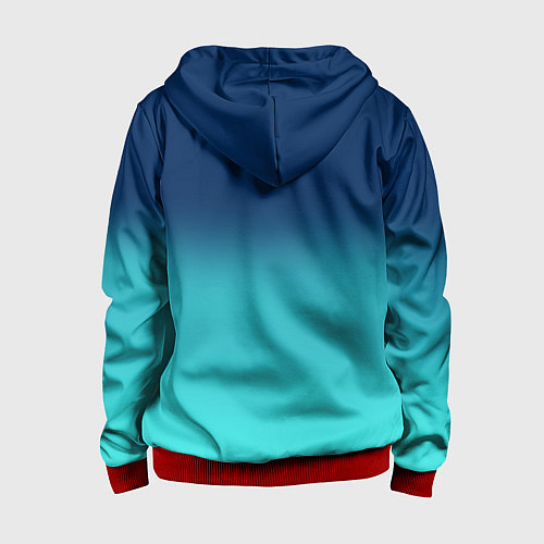 Детская толстовка на молнии ROBLOX / 3D-Красный – фото 2