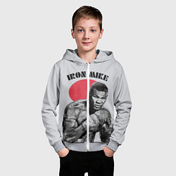 Толстовка на молнии детская Iron Mike, цвет: 3D-меланж — фото 2