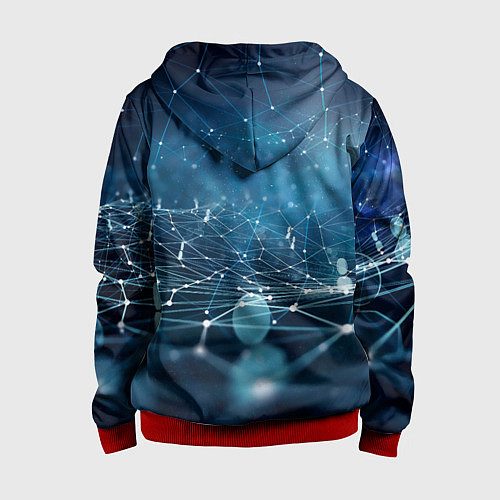 Детская толстовка на молнии Моя геройская академия / 3D-Красный – фото 2