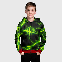 Толстовка на молнии детская DEAD BY DAYLIGHT, цвет: 3D-красный — фото 2