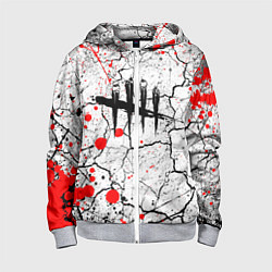 Толстовка на молнии детская DEAD BY DAYLIGHT, цвет: 3D-меланж